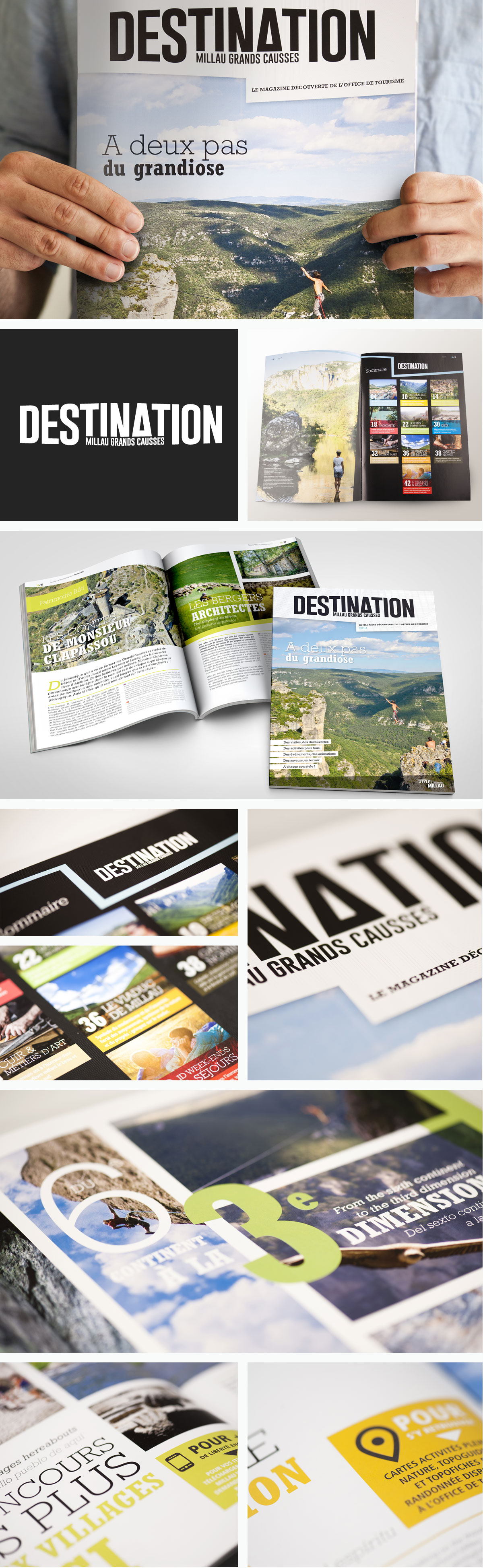 graphisme magazine Tourisme Style Millau